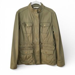 LL Bean Utility Field Jacket Cotton Stretch Petite Small 
Countrycore Great Cond